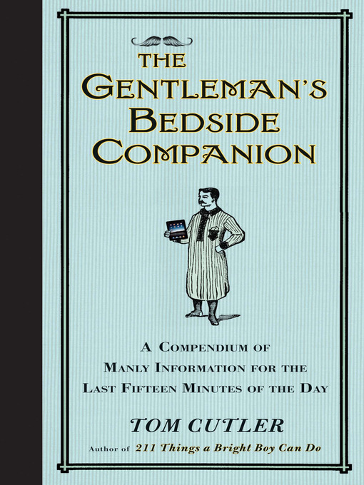 Title details for The Gentleman's Bedside Companion by Tom Cutler - Available